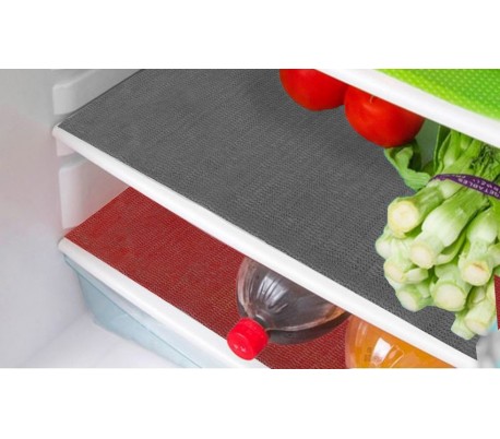 Juego de 3 tapetes multiuso con textura entrecruzada antimoho de 50x30 cm