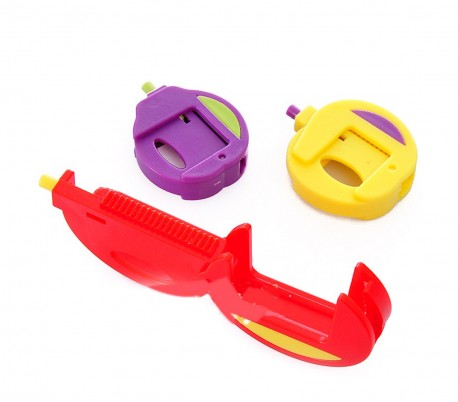 230855 Set 3 clips conservar la frescura aliemntos WelkHome para sellar bolsas