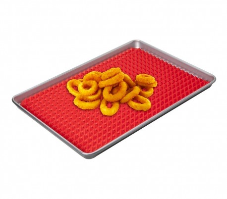 878867 Estera para hornear de silicona con textura piramidal a prueba de calor