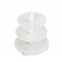 296158 Soporte de 3 niveles para magdalenas o cualquier dulce 27x22cm GRAN CHEF