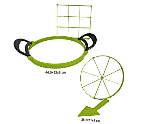 227688 Cortador de porciones a presión 32 cm WELKHOME forma redonda y cuadrada