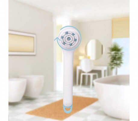 Cepillo de ducha 5 en 1 a baterías DOCCIA SPA masajes y limpieza para la espalda