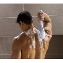 Cepillo de ducha 5 en 1 a baterías DOCCIA SPA masajes y limpieza para la espalda