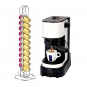 365960 Soporte de metal para cápsulas de café WELKHOME 2 columnas 18 cápsulas
