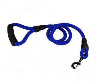 280120 Correa para perro cuerda de nylon tamaño mediano 120 cm mosquetón negro