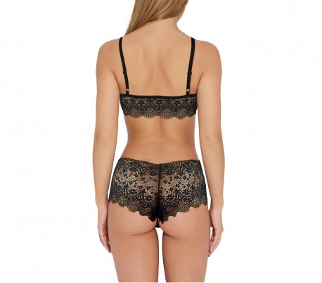 H857 Conjunto sensual SAMANTHA top sujetador y bragas lencería bordada en encaje