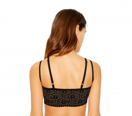 H823 Top con sujetador para mujer modelo SARAH las copas acolchadas con encaje