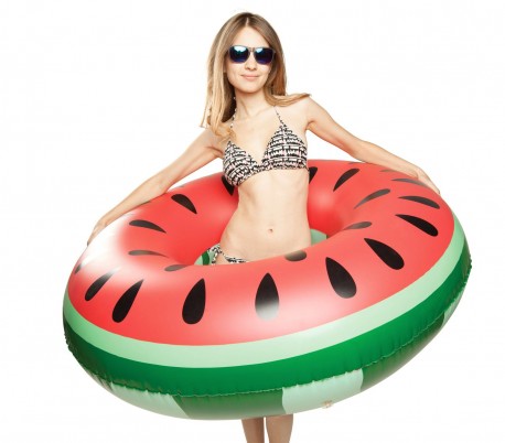 36121 Flotador inflable gigante Bestway en forma de sandía diámetro 133CM