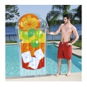 44037 Colchoneta tropical BESTWAY 190 x 99 cm con portavasos