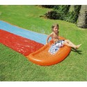 52208 Tobogán acuático doble H2O GO BESTWAY 549 cm para jardín
