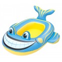 34085 Canoa FLOTANTE inflable para niños en forma de pez 107x98 cm Bestway