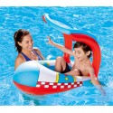 34100 Canoa en forma de avión inflable para niños BESTWAY Protección UV 102x97CM