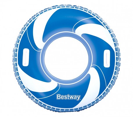 36093 Flotador redondo BESTWAY Coolerz Luxury con mango diámetro 102 cm