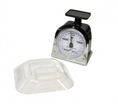 PWC1021 Balanza de cocina analógica DCG escala hasta 5 kg bandeja de plástico