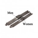 Reloj digital LED pulsera brazalete metal hierro modelo samurai