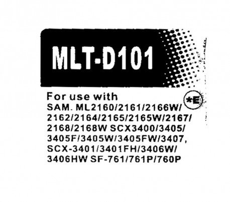 Tóner compatible MLT-D101 Samsung ML-2160 2165 2166 SCX-3400 SF 760 1500 PG