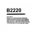 Toner compatible TN2220 Brother HL 2240-2270DW-2250-7360-7460-7860 2600 PG