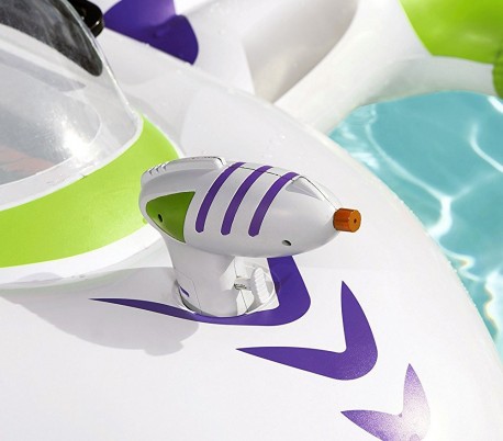 41094 Hinchable forma de nave espacial con pistola de agua incorporada 150x140CM