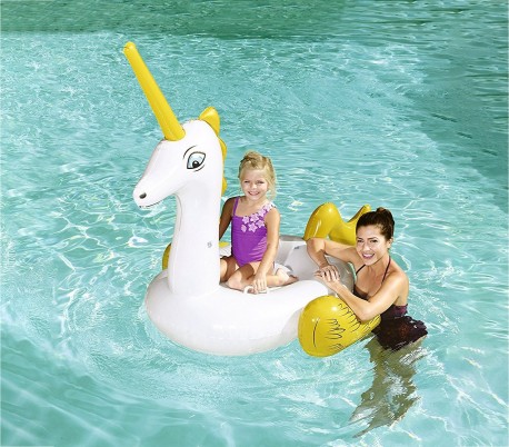 41104 Hinchable para niños en forma de Unicorno 165 x 145 cm