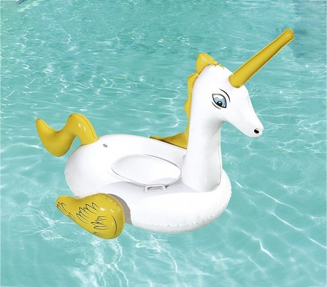 41104 Hinchable para niños en forma de Unicorno 165 x 145 cm