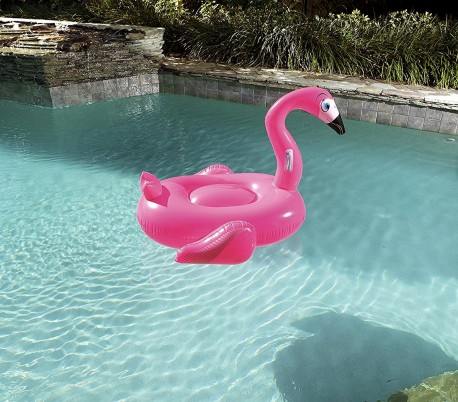 41103 Hinchable para niños en forma de Flamenco 135 x 119 cm