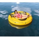 43139 Isla inflable diámetro 188 cm BESTWAY sonrisa y gafas de sol