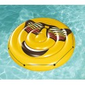 43139 Isla inflable diámetro 188 cm BESTWAY sonrisa y gafas de sol