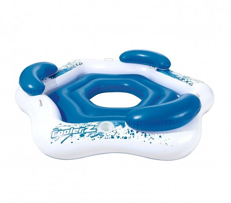 Isla finflable con respaldos BESTWAY Coolerz para 3 personas 199 x 176 cm