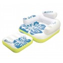 43128 Sillón y colchoneta BESTWAY Tiki Time Coolerz 175 x 107 cm con respaldo