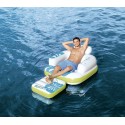 43128 Sillón y colchoneta BESTWAY Tiki Time Coolerz 175 x 107 cm con respaldo