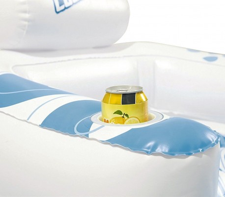 43128 Sillón y colchoneta BESTWAY Tiki Time Coolerz 175 x 107 cm con respaldo