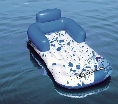 43130 Sillón colchoneta BESTWAY Coolerz 231x107cm con portavasos y respaldo