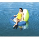43136 Sillón inflable flotante BESTWAY Sit-N-Sun Coolerz 150x140cm con portavaso