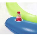 43136 Sillón inflable flotante BESTWAY Sit-N-Sun Coolerz 150x140cm con portavaso