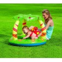 52179 Piscina de jungla BESTWAY on fondo inflable y cubierta 99x91x71 cm