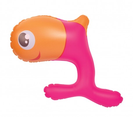 52211 Piscina inflable para jugar con barco timón y pez 140x130x104cm