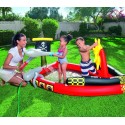53041 Piscina Play Center Piratas con juegos y pistola de agua 190x140x96cm