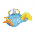53067 Piscina Play Center modelo Mar fondo inflable y tobogán 280x257x87cm
