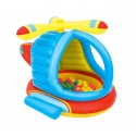 52217 Piscina Play Center forma de Helicóptero incluye 50 bolas 140x127x89cm