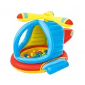 52217 Piscina Play Center forma de Helicóptero incluye 50 bolas 140x127x89cm