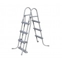 58330 Escalera Bestway para piscinas elevadas con 3 escalones 107 cm
