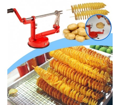 Pelador de patatas en forma de espiral de acero...