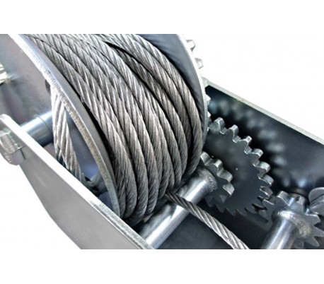 Polipasto manual de  cable en acero de 3000 lb 10 mt