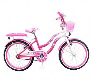 510163 Bicicleta BUTTERFLY FLOWER talla 20 bicicleta para niñas de 7 a 13 años