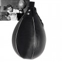 Punching ball para kick-boxing suspendida tambien para boxeo  y de cuero