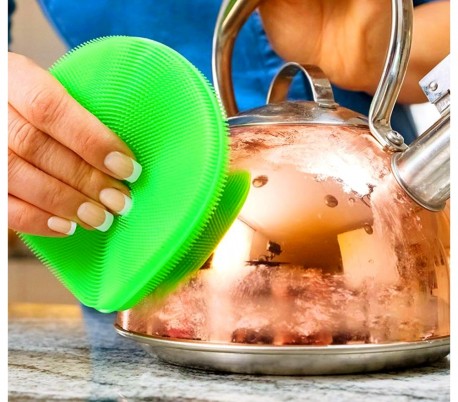 Juego de 3 esponjas de silicona BEST GRIP SPONGE con cerdas suaves de limpieza