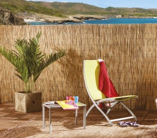 049101 Reja perimetral de bambú estera para sombrear 100 x 300 cm 2