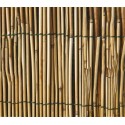 049101 Reja perimetral de bambú estera para sombrear 100 x 300 cm