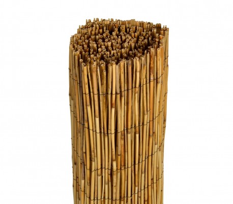 049101 Reja perimetral de bambú estera para sombrear 100 x 300 cm