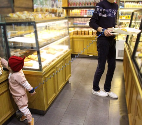 WX-837 Pulsera de seguridad para niños con correa anti perdida transpirable